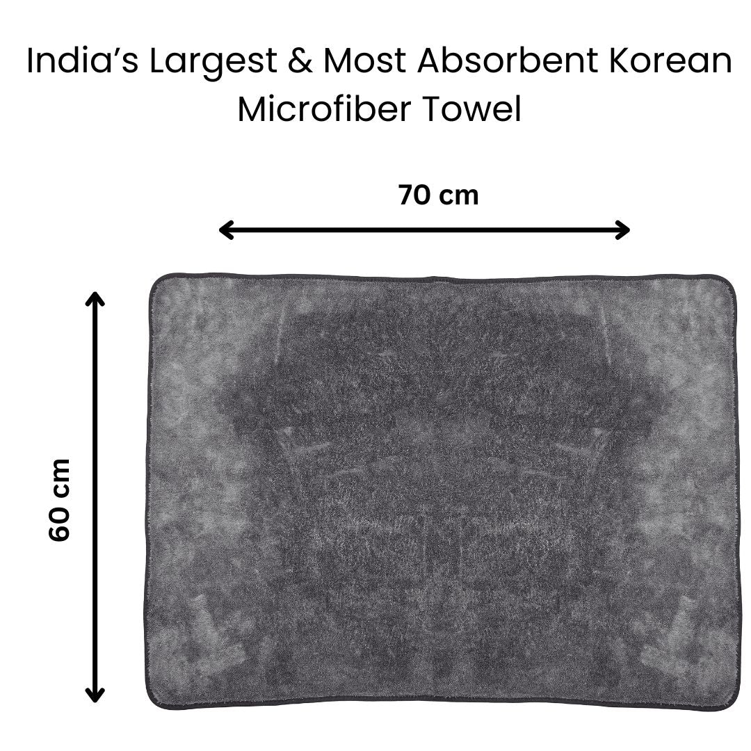 SuckerXtreme 650 GSM Microfiber Drying Towel